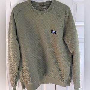 LL Bean Men’s Quilted Crewneck